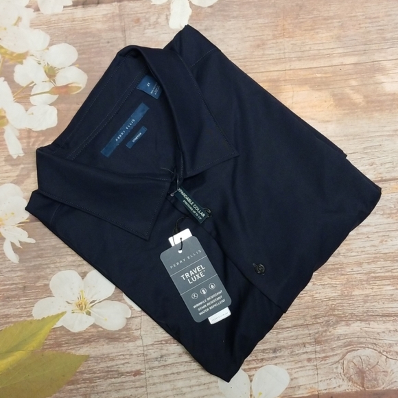 perry ellis travel luxe shirt stretch